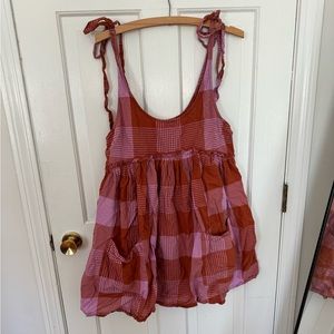 Mini plaid Free People Dress